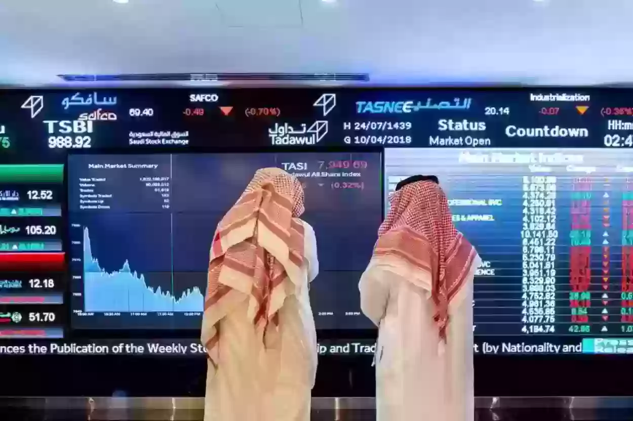 الشركات في البورصة السعودية اليوم